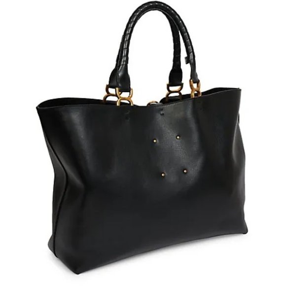 Chlo茅 Marcie Leather Tote - Picture 2 of 4